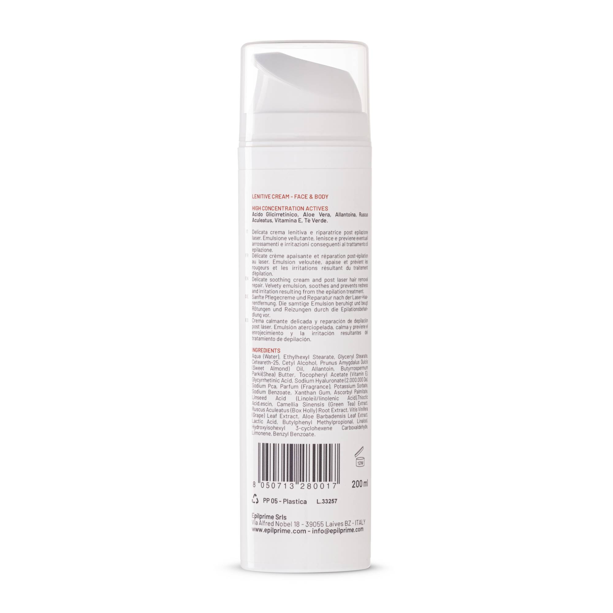 Lenitive Lenitive Cream - Crema Lenitiva – Epilprime Srls